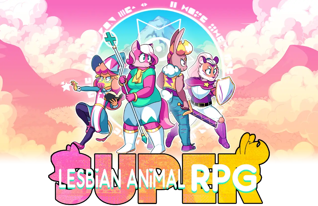 Super Lesbian Animal RPG LOGO